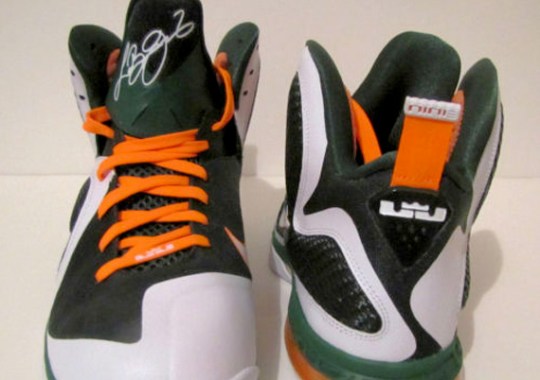 Nike LeBron 9 ‘Miami Hurricanes’ – Available on eBay