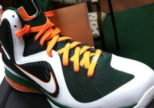 Nike LeBron 9 ‘Miami Hurricanes’ – New Images