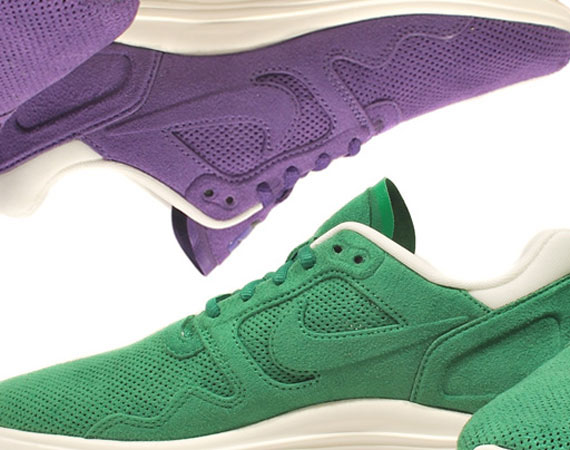 Nike Lunar Flow Club Purple Pine Green Summary