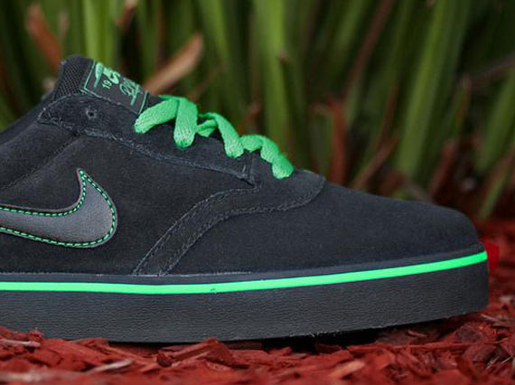 Nike Sb Vulc Rod Black Hyper Verde 1