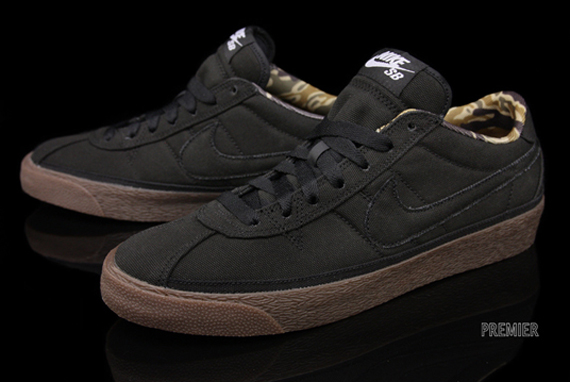 Nike Sb Zoom Bruin Black Gum Camo 3