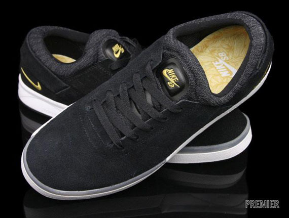 Nike Sb Zoom Fp Black Gold