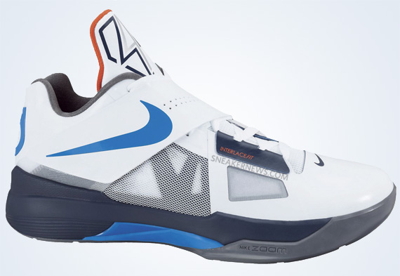 Nike Zoom Kd Iv White Photo Blue Team Orange Detailed Images Ns 02