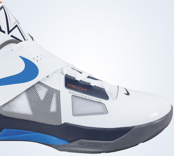 Nike Zoom Kd Iv White Photo Blue Team Orange Detailed Images Ns 03