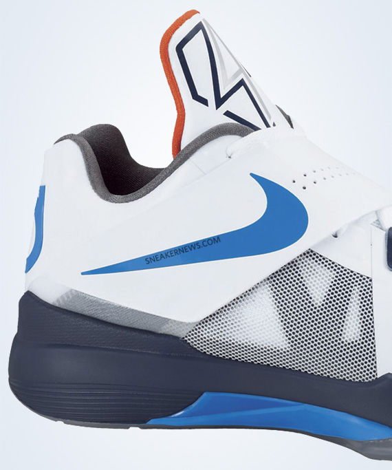 Nike Zoom Kd Iv White Photo Blue Team Orange Detailed Images Ns 04