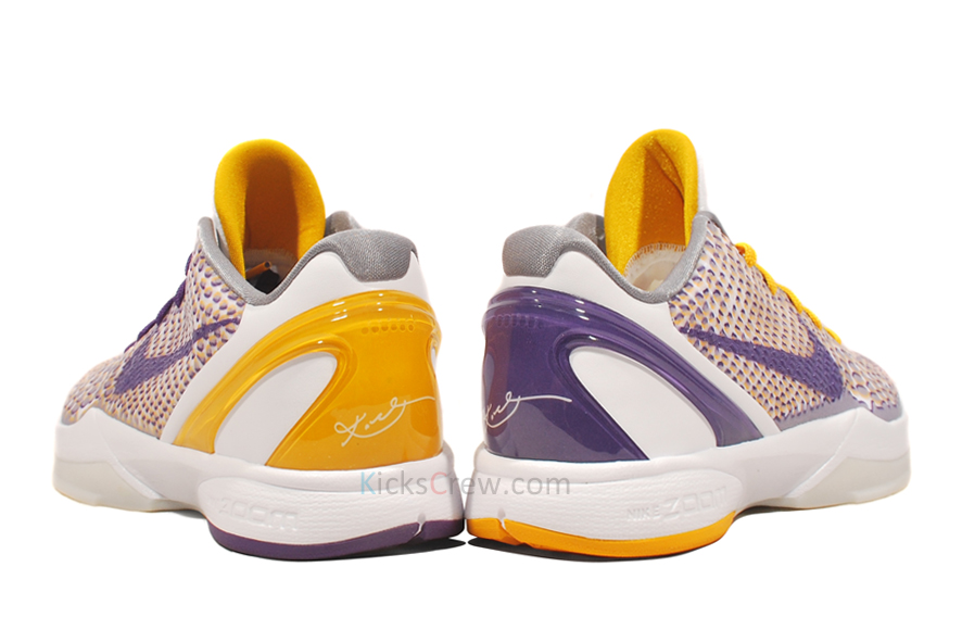 Nike Zoom Kobe Vi 3d Lakers 4