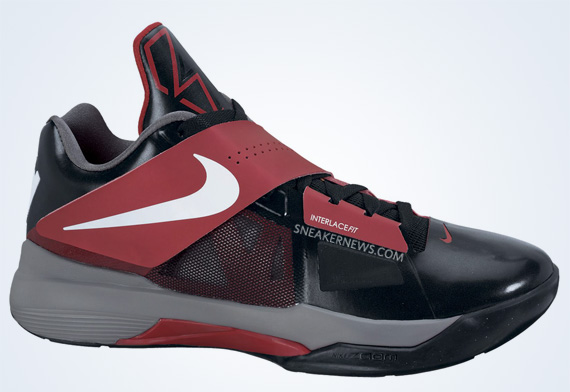 Nke Zoom Kd Iv Black Grey Red Detailed Images Ns 02