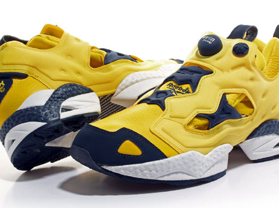 Reebok Insta Pump Fury – Gold – Navy – White