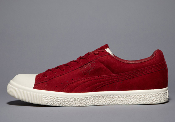 Undftd Puma Clyde Coverblock Red 01