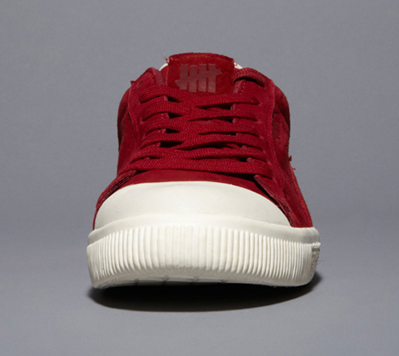 Undftd Puma Clyde Coverblock Red 014