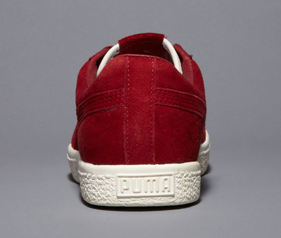 Undftd Puma Clyde Coverblock Red 03