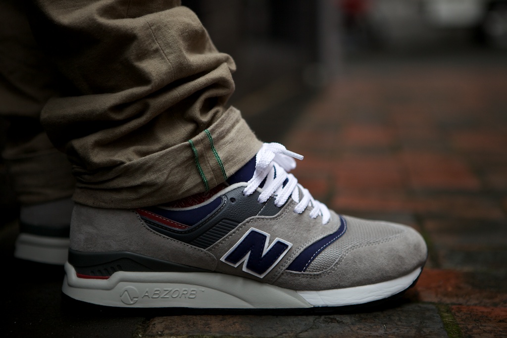 New Balance 997 - Grey - Navy - White - Red