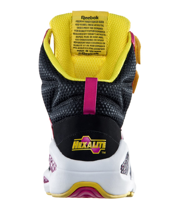 Reebok Classic Chi Kaze Black Overtly Pink Blaze Yellow White 2