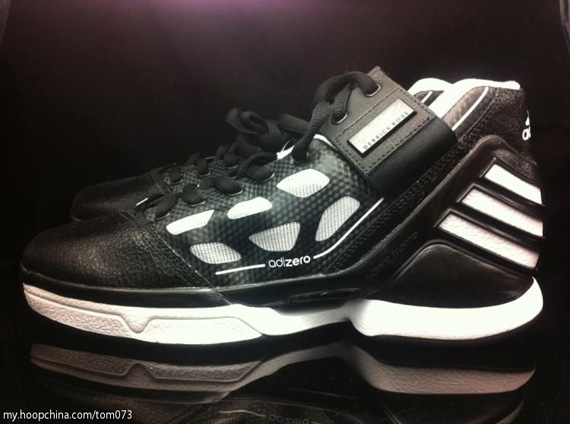 Adidas Adizero Rose 2.0 Black White Leather