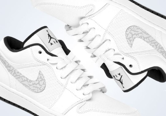 Air Jordan 1 Phat Low – White – Anthracite