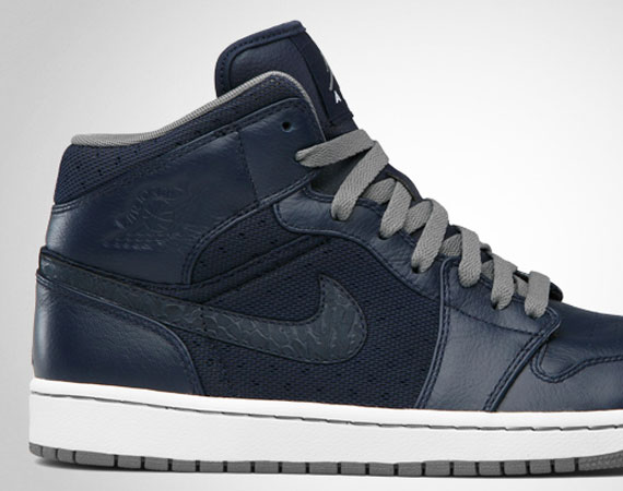 Air Jordan 1 Phat Obsidian Cool Grey White 4