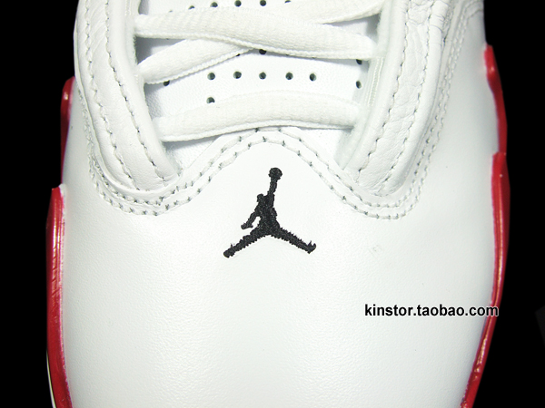 Air Jordan 14 Retro White Sport Red 10
