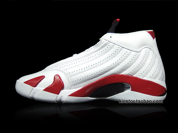 Air Jordan 14 Retro White Sport Red 3