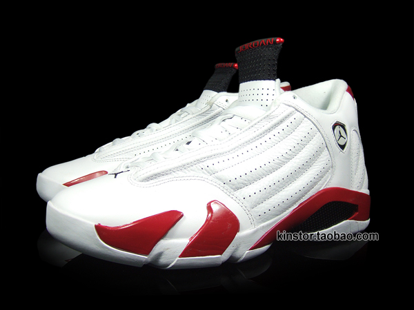 Air Jordan 14 Retro White Sport Red 4