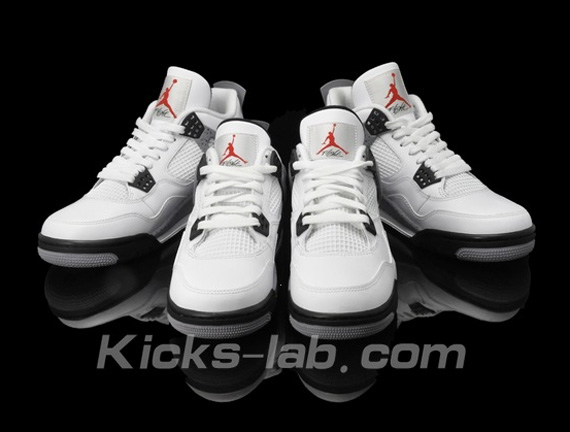 Air Jordan 4 Retro – White – Cement