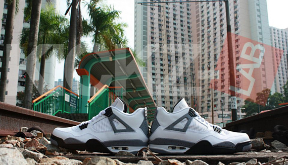 Air Jordan 4 White Tech Grey 14