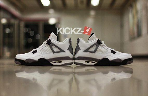 Air Jordan 4 White Tech Grey 6