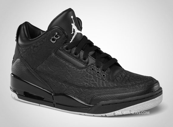 Air Jordan Iii Black Flip Release Date 01