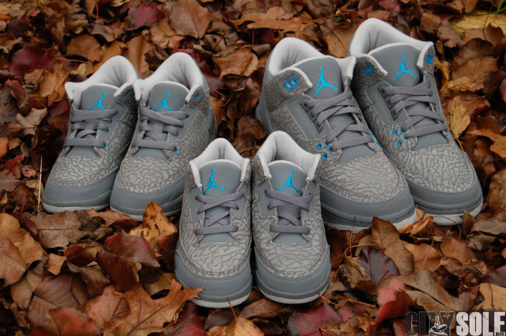 Air Jordan Iii Gs Grey Flip 11