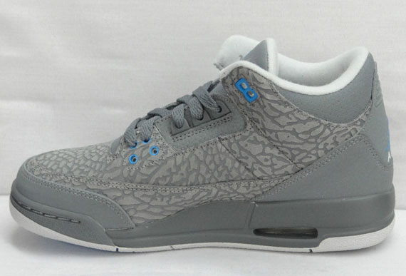 Air Jordan Iii Gs Grey Flip 3