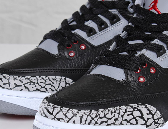 Air Jordan III Retro GS - Black - Cement