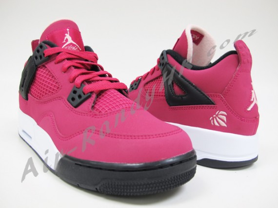 Air Jordan IV GS - Voltage Cherry - Black - White