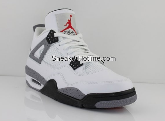 Air Jordan Iv White Cement New Photos 3