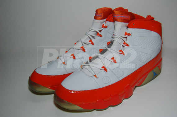 Air Jordan Ix Darius Miles Cavs Orange Clear 02