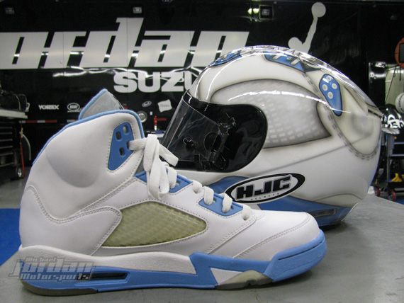 Air Jordan V Inspired Motorcycle Helmet 01