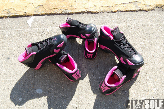 Air Jordan Xiv Black Desert Pink Citysole 01