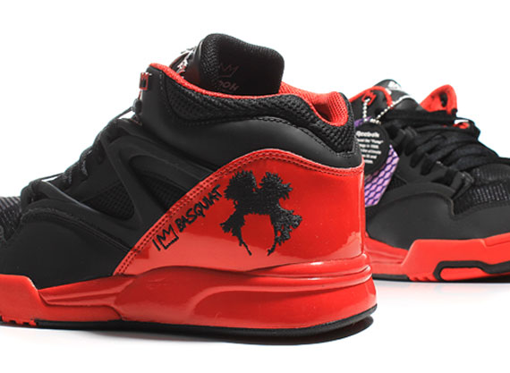 Basquiat x Reebok Pump Omni Lite - Black - Red