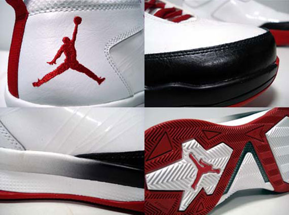 Jordan Pro Quick White Black Red 4