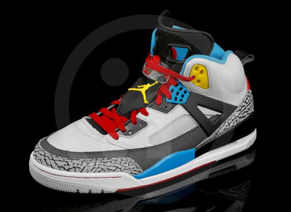 Jordan Spizike Neutral Grey Varsity Maize Dark Shadow Varsity Red 9