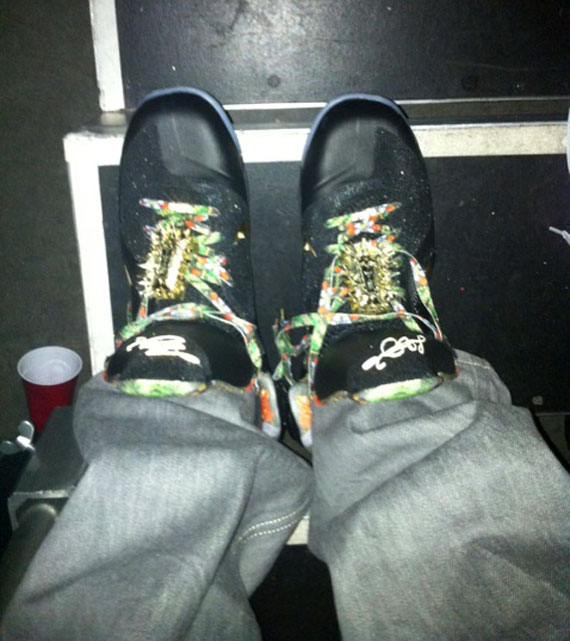 Lebron Wears Watch The Throne Nike Lebron 9 To Watch The Throne Concert 2