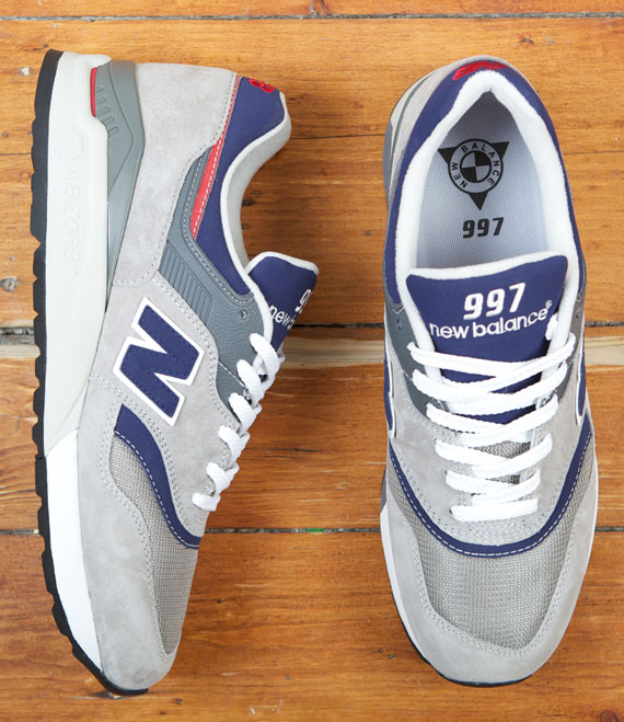 New Balance 997 Grey Navy Red White 1