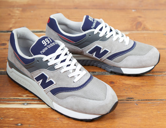 New Balance 997 Grey Navy Red White 6