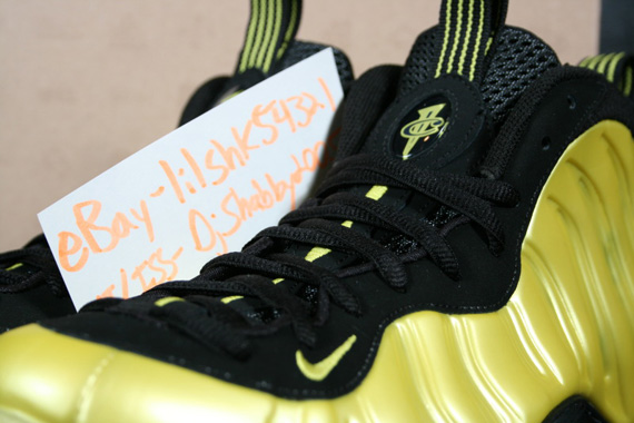 Nike Air Foamposite One Electrolime Sample On Ebay 5