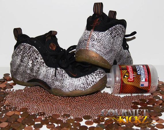 Nike Air Foamposite One Snakeskin Copperhead Custom 2