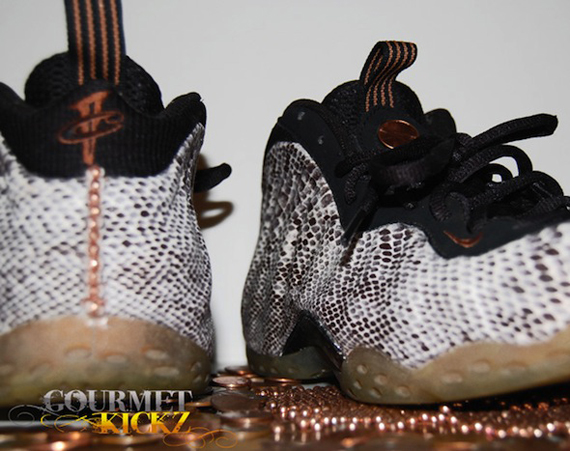 Nike Air Foamposite One Snakeskin Copperhead Custom 4