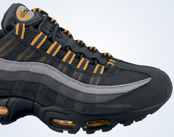 Nike Air Max 95 - Black - Anthracite - Orange