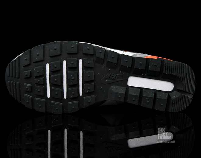 Nike Air Waffle Trainer Neutral Grey Anthracite Orange 6