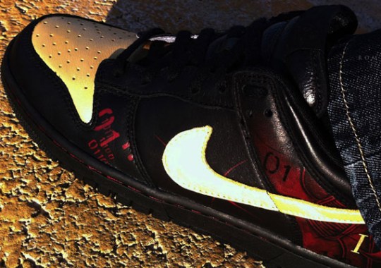 Nike Dunk Low ‘Samurai I’ Customs By ROM