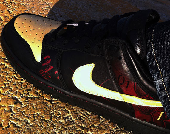 Nike Dunk Low ‘Samurai I’ Customs By ROM