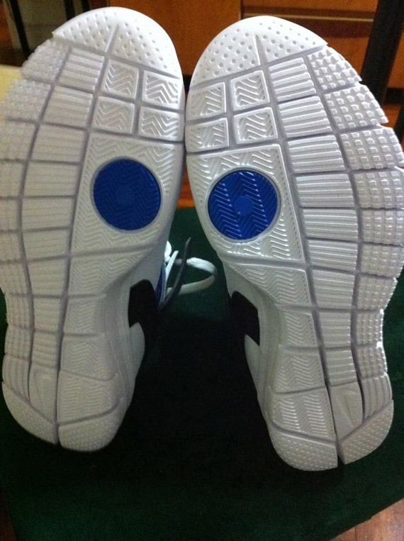 Nike Huarache Free Bball 2012 White Blue Purple 6