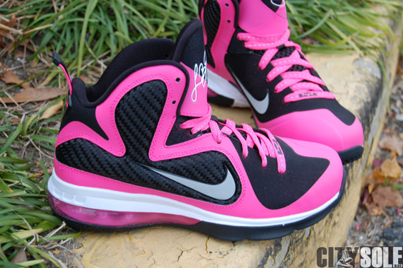 Nike Lebron 9 Gs Black Laser Pink C